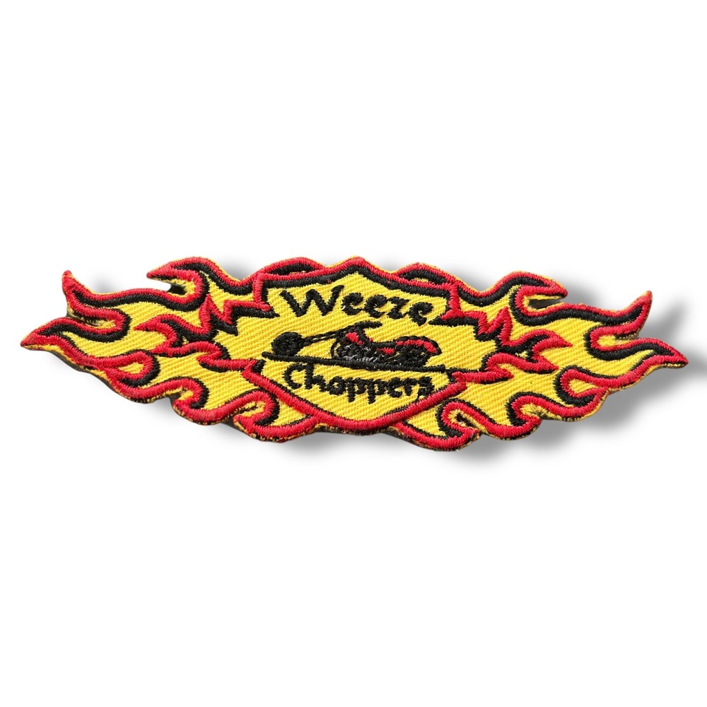 Vintage Weeze Choppers Patch And Sticker Motorcycle Shop Grunge Magee, MS - Picture 4 of 5